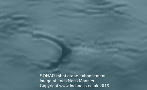 Loch Ness Monster SONAR Robot Drone Image